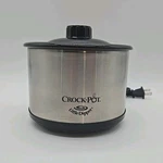 Crock-pot Little Dipper Slow Cooker 16OZ Stainless Steel MOD.#32041-C-NP Tested. Fixed Price $7.48.