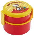 Skater Round Lunch Box, 500ML, Two-tier, With Fork, Hello Kitty, ONWR1-A. Fixed Price $28.57.