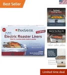 Disposable Nonstick Roasting Pan Liners - Effortless Cleanup & Meal Flavor. Fixed Price $28.99.