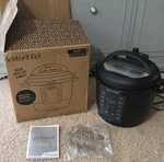 Instant Pot Rio 6 Qt Electric Pressure Multi-cooker, Black, 1000W. Fixed Price $50.00.