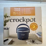 Crock-pot 20-OUNCE Electric Lunch Box, Portable Food Warmer Blue Brand New. Fixed Price $29.99.