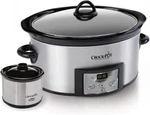 Crock-pot 6-QT Programmable Oval Slow Cooker W/ Dipper, Stainless Steel. Fixed Price $89.87.