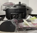 Ninja MC701W 3-IN-1 Cooking System Slow Cooker Roaster W/ Rack Pan No Pot. Fixed Price $59.95.