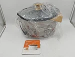 Beautiful 6 Qt Slow Cooker, Easy Touch Display By Drew Barrymore Damaged Box. Fixed Price $31.99.