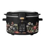 4 Qt Digital Slow Cooker With Hinged Locking Lid Wildflower Black Drew Barrymore. Fixed Price $51.09.
