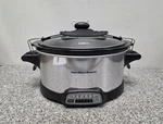 Hamilton Beach Stay Or Go 6-QUART Programmable Slow Cooker Stainless Steel. Fixed Price $49.99.