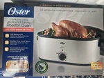 Oster 22 Quart Turkey Roaster Oven With Self-basting Lid, Stainless Steel. Fixed Price $69.99.