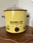 Vintage Crockery Chef Pot Electric Slow Cooker Model #h 1212. Fixed Price $29.97.