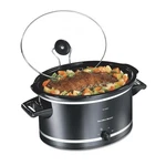 Slow Cooker 8 Quart Hamilton Beach 3 Settings Dishwasher Safe Black Cooking Rest. Fixed Price $104.99.
