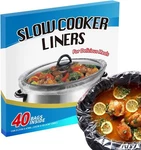 Ecoopts Slow Cooker (40 Liners), 13" Pot 21", Transparent. Fixed Price $21.99.