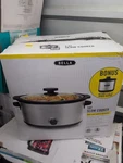 Bella Pro Series 5 Qt Slow Cooker With Dipper Warmer Stainless Steel. Fixed Price $29.74.