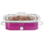 Megachef 3.5 Quart Casserole Slow Cooker With Temperature Settings Purple. Fixed Price $46.91.
