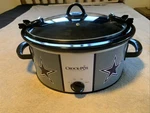 Crock-pot Dallas Cowboys Nfl 6 Quart & Carry Oval Slow Cooker (see Desc). Fixed Price $79.99.