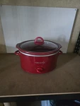 Crock-pot SCV401-TR Qt Red Slow Cooker Stoneware Temperature Control. Fixed Price $29.99.