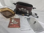 Vintage West Bend Cooker Plus Automatic Roaster 58006 Complete Works. Fixed Price $49.99.