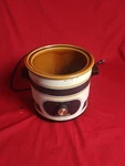 Rival 3100/2 Beige/brown 1/2 Qt. Slow Cooker Crock Pot Vintage 1970S No Lid. Fixed Price $15.00.