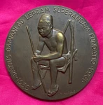 Glorie Raymond Bronze Medal 7CM African Hunter Man Sitting Africain Chasseur". Fixed Price $109.66.
