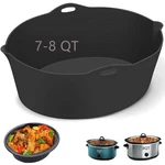 Silicone Liners Fit For Crock Pots/slow Cookers 7-8 Quart, Divide.... Fixed Price $17.21.