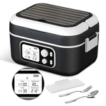 Electric Heated Lunch Box 1.5L 24000MAH 100W Rechargeable Portable EDCREATY12. Fixed Price $124.99.
