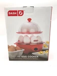 Dash DEC012RD Deluxe Rapid Cooker Electric For Hard Boiled, Poached, Scrambled. Fixed Price $25.00.