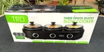 New Tru Triple Buffet Server Set 1-1/2 Qt Removable BS-315R. Fixed Price $77.99.