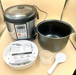 Hamilton Beach Digital Multi Cooker, Rice Slow 37523 4.5 Quart. Fixed Price $34.95.
