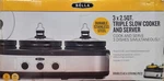 Bella (3 X 2.5-QUART) Triple Slow Cooker And Server (MZ-TH3025A) **new**. Fixed Price $99.99.