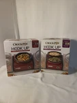 Pair Red Crock Pot Slow Cooker Hook Up 2 Qt Connectable Set SCCPMD1-R Read. Fixed Price $165.00.