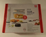Zwilling Fresh & Save Vacuum Starter Set 8 Pcs Glass Boxes Bags Sealer Pump. Fixed Price $80.00.