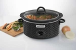 Brentwood SC-136BK 3.5-QUART Slow Cooker Black Diamond Pattern Cool Touch Handle. Fixed Price $69.44.