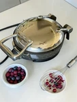 All Clad Waffler Maker 6071 Stainless Steel Round Iron Tested Working. Fixed Price $50.00.