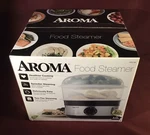 Aroma Housewares 5-QUART Food Steamer Stainless Steel New Open Box. Fixed Price $34.99.