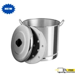 Vasconia 16 Qt Aluminum Steamer Pot With Lid, Heavy Duty Tamale Seafood Cooker. Fixed Price $32.99.