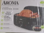 18 Qt. Large Electric Roaster Oven With Removable Metal Inner Rack. Fixed Price $49.25.