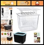 Homenote Container 12 Quart With Lid & Rack And Sleeve - Bpa Free Complete Sous. Fixed Price $92.99.