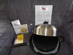 The Turbo Cooker 4-IN-1 Cooking System, Steam, Roast, Bake, Fry, Seen On Tv. Fixed Price $25.00.