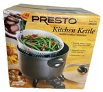Vintage Presto Kitchen Kettle Quart Multi-cooker Steamer Fryer 06000 Brand New. Fixed Price $25.00.