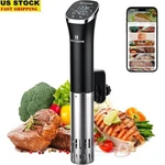 Precise Temperature And Timer Control Sous Vide Cooker Ultraquiet Safety Durable. Fixed Price $73.47.