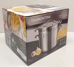 Tramontina 8QT Stainless Steel Tri-ply Base Multicooker Pot W/ Pasta Insert. Fixed Price $59.99.