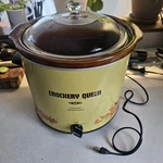 Vintage 1970S Crockery Queen Electric Slow Cooker 6QT Model Beautiful Y2K. Fixed Price $145.00.