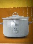 Crockpot 4.5 Qt Slow Cooker 3 Heat Setting (box Miner Damage New Never Used). Fixed Price $50.00.
