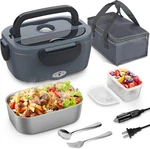 Vingud Electric Lunch Box Food Heater, 3 1 Heating For Work/car/tru. Fixed Price $29.99.