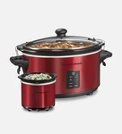 Hamilton Beach 7QT Programmable Slow Cooker, Stoneware Crock With Removable Pot. Fixed Price $57.00.