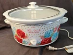 Rare Pioneer Woman Breezy Blossom 5 Quart Slow Cooker Crock Pot See Condition. Fixed Price $49.99.