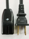 West Bend Versatility Slow Cooker Power Cord Model 5275 84654 84754 (2PIN) 36". Fixed Price $15.95.