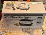 West Bend 84600, Qt Slow Cooker Non Stick Griddle New Old Stock W/box. Fixed Price $59.99.