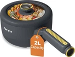 Topwit Hot Electric, 2L Pot, Non-stick Saut 2.1 Quarts, Gray. Fixed Price $44.41.