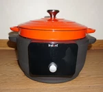 Instant Precision Dutch Oven 6-QT Cast Iron DOMC6001 Red. Fixed Price $137.59.