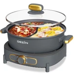 Dezin 6L Electric Hot Pot Dual Sided Shabu Non-stick Divider. Fixed Price $154.99.
