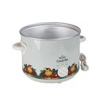 Rival Crock Pot 2QT Slow Cooker Fruit Design No Insert Fall Vintage 50301 Works. Fixed Price $17.99.